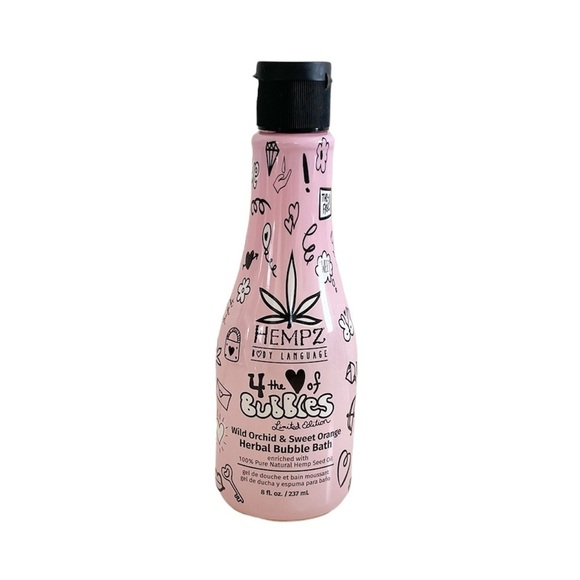 Hempz 100% Vegan Limited Edition Wild Orchid & Sweet Orange Herbal Bubble Bath - Picture 8 of 8